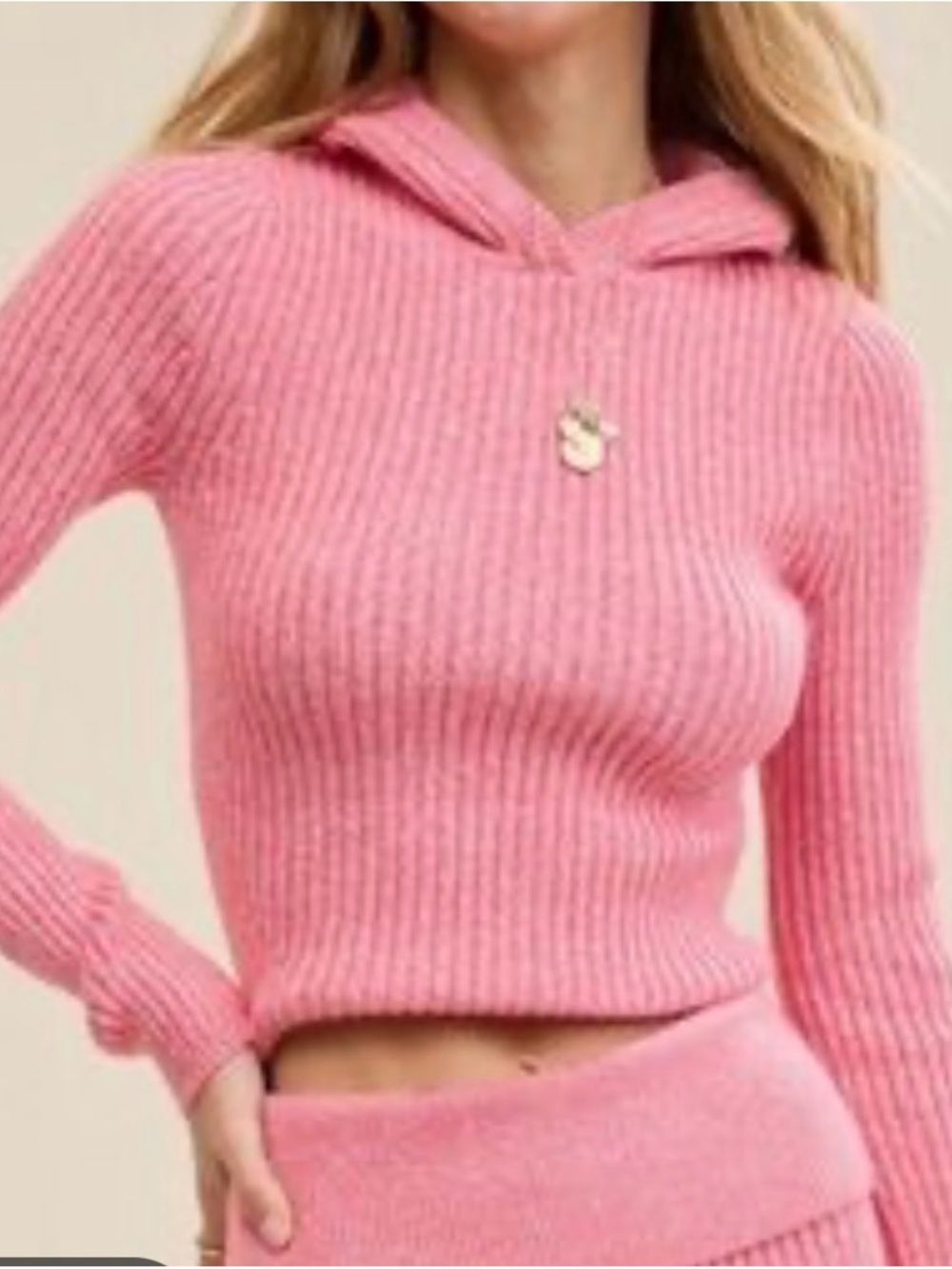 Aerie Ribbed Hooded Women's Sweater